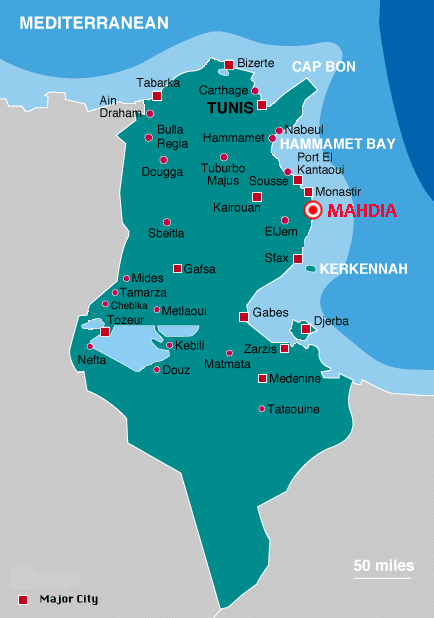 Mahdia Map - Click to Zoom